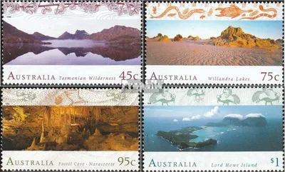 Produktbild von Briefmarken Australien 1996 Mi 1536I-1539I (kompl.Ausg.) postfrisch Welterbe
