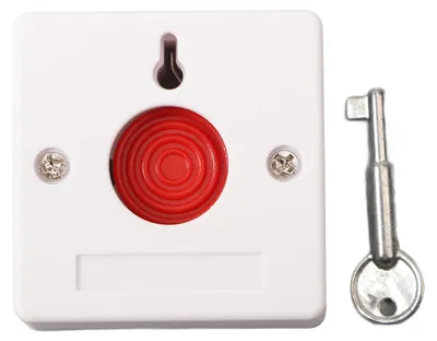 Produktbild von Notruftaste Effizienter Feuerschalter Panik mit Schlüssel 250V