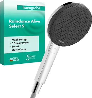 Immagine prodotto di Doccia a mano hansgrohe Raindance Alive Select S 125 3jet cromata, 1 pz.