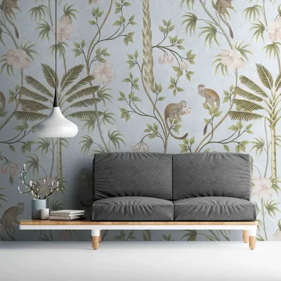 Produktbild von A.S. Creation Livingwalls Fototapete The Wall 382311 Eine Rolle Ein Motiv 1.59 x 2.80 m Palmen Grün