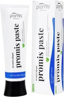 Produktbild von Natürliche Zahnpasta mit Fluorid, sanft zum Zahnschmelz für Veganer, Promis, 75 ml