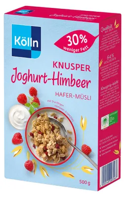 Produktbild von Kölln Müsli Knusper Joghurt-Himbeer, 500g