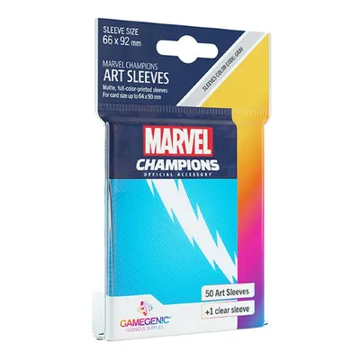 Produktbild von Gamegenic Kartenhüllen Marvel Champions Quicksilver 66x92 Mm Durchsichtig  Durchsichtig One Size