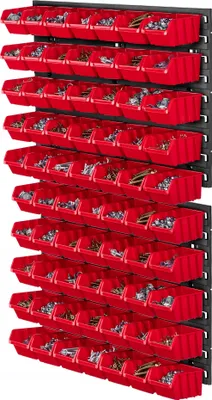 Immagine prodotto di Scaffale a muro per officina KADAX, 58x78cm Sistema di stoccaggio in plastica robusta, scaffale per officina resistente ai raggi UV
