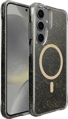 Zdjęcie produktu dla imoshion Clear Glitter Backcover z MagSafe dla Samsung Galaxy S24 - złoty