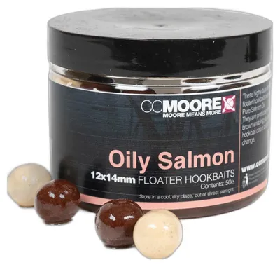 Produktbild von CC Moore Oily Salmon Floater Hookbaits 12X14mm - 60g Boilies