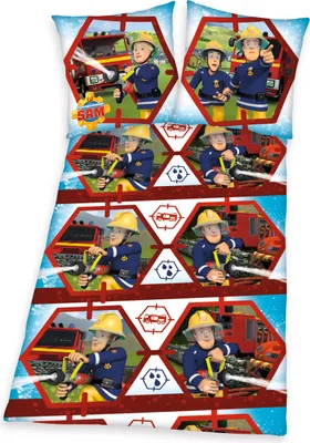 Produktbild von Herding Bettwäsche 2tlg. "Feuerwehrman Sam"