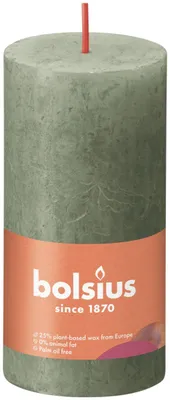 Obrázok produktu pre Bolsius Rustik stĺpová sviečka fresh olive 100/50mm
