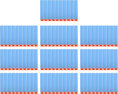 Produktbild von 100pcs Spielzeugpistole Soft Nachfüllkugeln Darts Eva Foam wiederverwendbares Accessoire (Sky Blue)