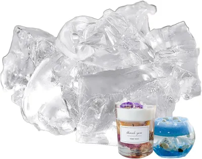 Productafbeelding van Transparante Gelwas 400 g, voor Kaarsen en Creatief Knutselen, voor Feesten en Kinderen
