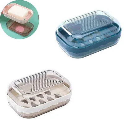 Productafbeelding van Reisaccessoire set met deksel, reisformaat, toilettas, 12,8 x 8,8 x 5,5 cm