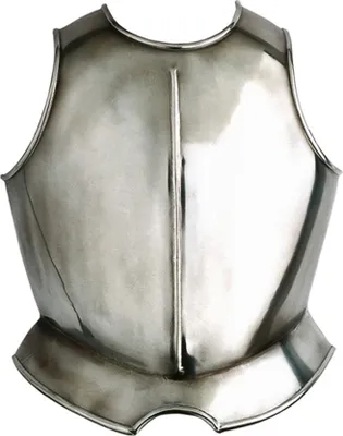 Produktbild von Mittelalterlicher Brustpanzer aus robustem Stahl, ca. 49 x 40 cm, ca. 1,8 kg