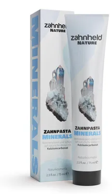 Produktbild von Zahnheld Nature Zahnpasta Minerals - Zahncreme mit Fluorid (75 ml (5er Pack)), starker Zahnschmelz, Nautrkosmetik, vegan und ohne Mikroplastik