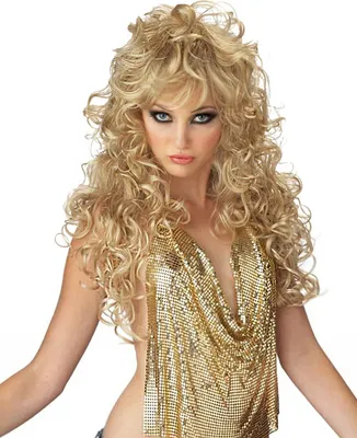 Produktbild von Lockige Perücke blond - Einheitsgröße