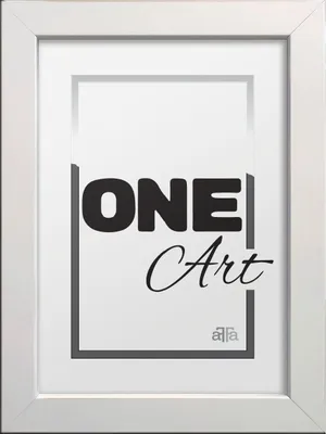 Produktbild von FramesFactory Bilderrahmen Hekla 18x24 cm weiß