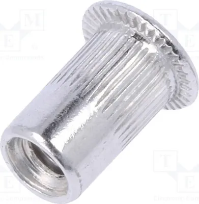 Zdjęcie produktu dla 1 sztuka nitu zaslepkującego aluminiowego, długość: 9 mm, 20 sztuk, YT-36451, gwint M3, średnica otworu montażowego: 4,9 mm