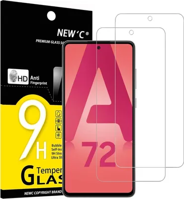 Zdjęcie produktu dla Szkło pancerne Samsung Galaxy A72 5G 2 sztuki o twardości 9H, ultra przezroczyste