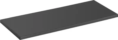 Image de Plan De Travail De Salle De Bain 80 Cm Gris Diamant Mdf Moderne Et Élégant