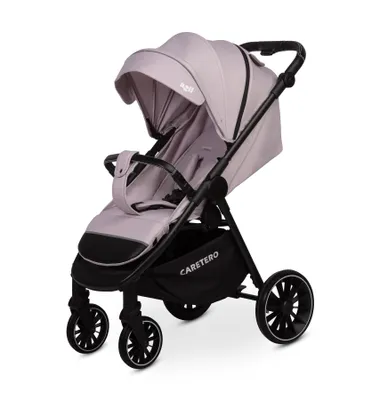 A baby stroller is shown against a white background.