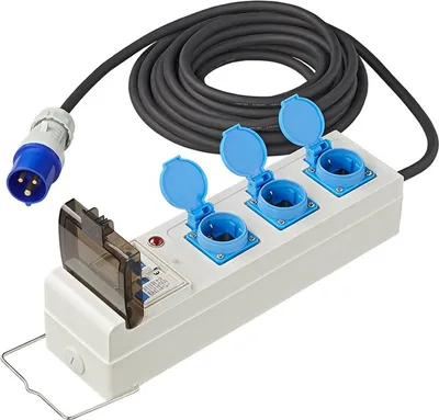 Produktbild von Zelt-/Faltanhängereinheit 10M 3x2,5mm² mit MCCB und RCD