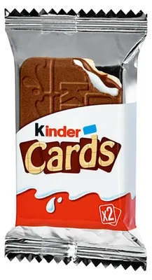 Produktbild von Kinder Cards Knusperwaffel Spezialität mit Kakaocreme 2er 25g