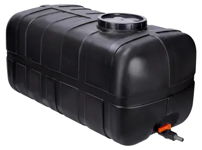 Produktbild von Garronda Wassertank 280 Liter Wasserbehälter mit Deckel Regenwassertank Großbehälter für Haushalt und Gewerbe GD-0098, Schwarz