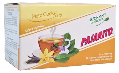 Zdjęcie produktu dla Pajarito Gotowana Yerba Mate Waniliowa 20x3g