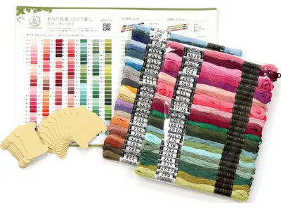 Produktbild von Olympus Bordürgarn Nr. 25, Farbauswahl, Baumwolle, 50 Knäuel à 8 Meter, "English Garden", 6-fädig