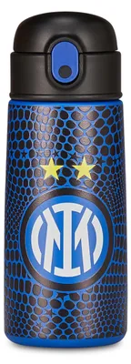Thermosflasche 460 ml Edelstahl blau, hält 12 h warm/24 h kalt, für Kinder