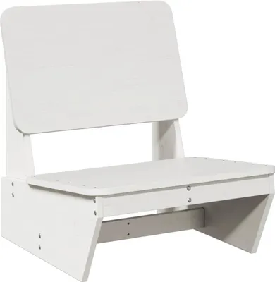 Immagine prodotto di vidaXL Sedia da giardino bianca 60x64x70,5 cm in legno di pino massiccio