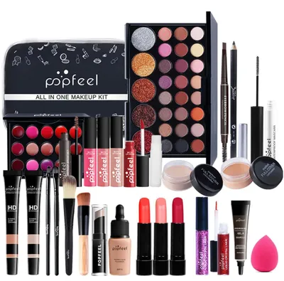 Produktbild von 26-teiliges Make-up-Set mit Lidschatten und Kosmetikpalette
