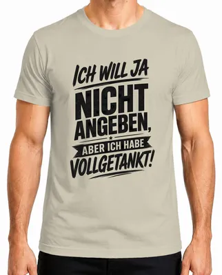 Productafbeelding van Ik wil niet opscheppen, maar ik heb een Statement Sarkasmus Reich heren T-shirt, maat M
