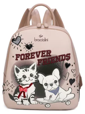 Produktbild von Braccialini Allround Rucksack aus Kunstleder mit einem Henkel und verstellbaren