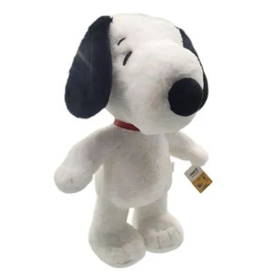 Immagine prodotto di Snoopy, peluche da 22 cm, personaggio dei Peanuts, morbido pupazzo di peluche, prodotto con licenza ufficiale, articolo da collezione originale