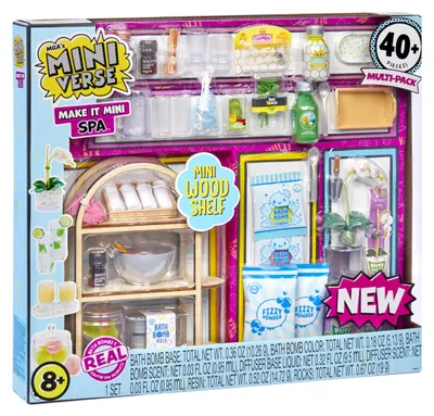 Obrázek produktu pro Miniverse Make It Mini Spa Multipack, 8 rok/roky, Vícebarevný, Plast