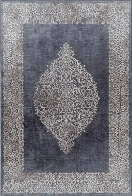Produktbild von Waschbarer Teppich FIESTA Schwarz 140 x 200 cm