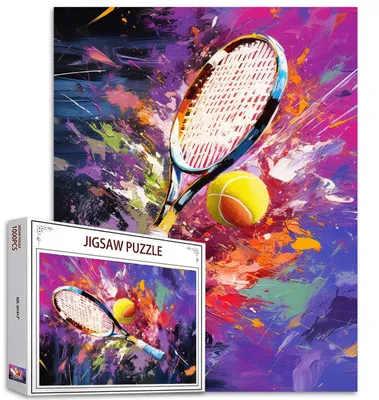 Obrázok produktu pre Puzzle s tenisovým loptou graffiti, 1000 dielikov