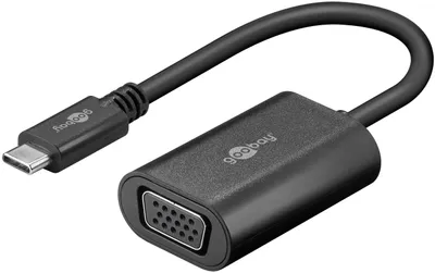 Produktbild von Goobay USB-C™ auf VGA Adapter, USB-C™-Stecker <-> VGA-Buchse (15-polig)