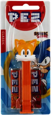 Produktbild von PEZ Sonic Tails Spender mit 2 Päckchen fruchtigen Bonbons 17g