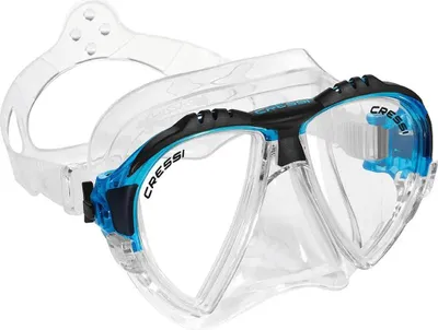 Produktbild von Cressi Matrix Tauchmaske Durchsichtig,Blau Herren,Damen Durchsichtig,Blau One Size