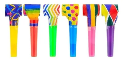 Produktbild von Set aus 6 Papiertröten
