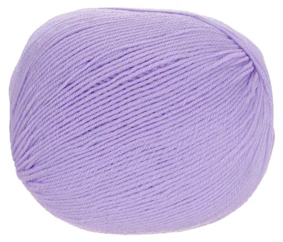 Produktbild von Wolle zum Häkeln und Stricken, 100% reine Wolle, Lila, 100g, 280m, 2mm
