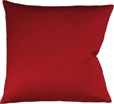 Produktbild von Fleuresse Interlock-Jersey-Kissenbezug uni colours bordeaux 4580 Größe 40x40 cm