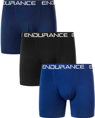 Produktbild von ENDURANCE Køhler Bamboo Boxershorts 3-pack Herren Unterhosen blau XL