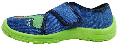 Produktbild von Fischer Markenschuhe Hausschuh Blau in Gr. 29