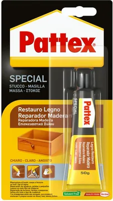 Immagine prodotto di Pattex Legno Restauro Chiaro 50g Pasta