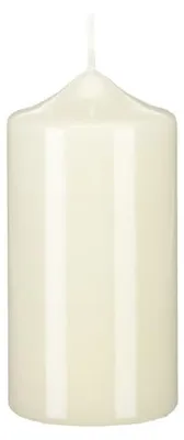 Produktbild von Lackkerzen Stumpenkerzen Elfenbein 120 x Ø 60 mm, 4 Stück
