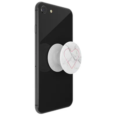 Produktbild von PopSockets 800422, Griffigkeit, Weiß, Rot, Jede Marke, Herzmuster, 39,7 mm, 39,7 mm