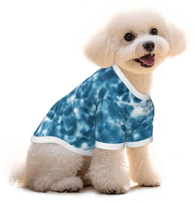 Image de T-shirt pour chien, respirant - Noir - Taille L