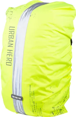 Produktbild von Wowow Urban Hero, Rucksack-Regenschutz, Silber, Gelb, Einfarbig, 35 l, Tunnelzug